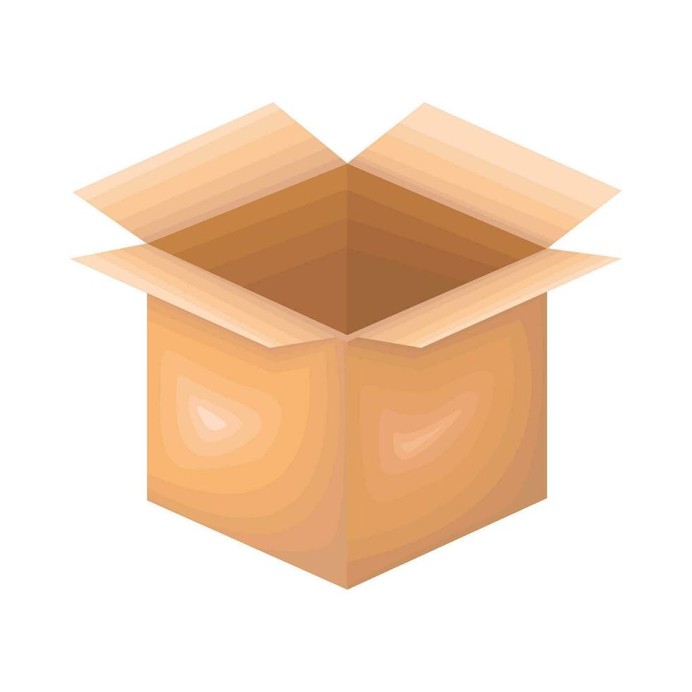 caja carga ilustración vector