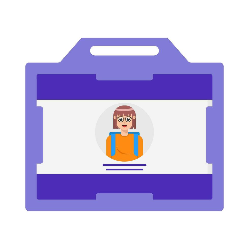 id card illustration vector