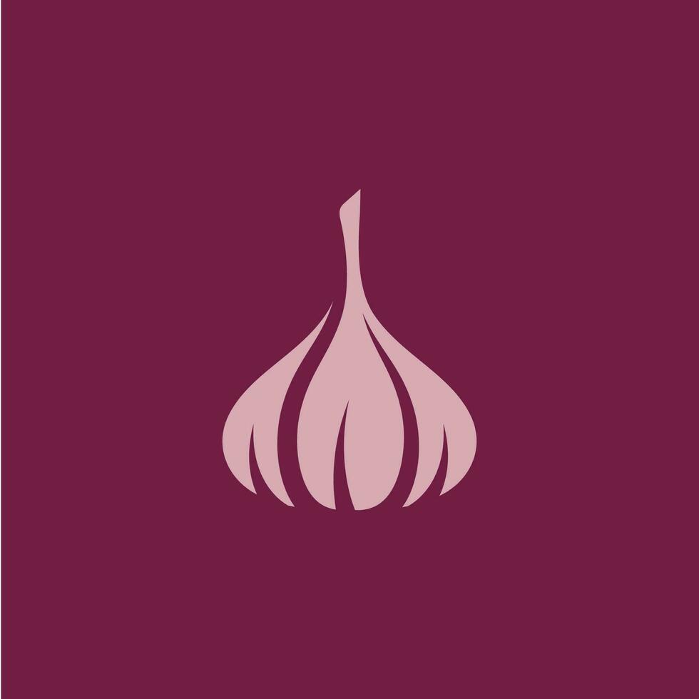 Garlic vector icon illustration design