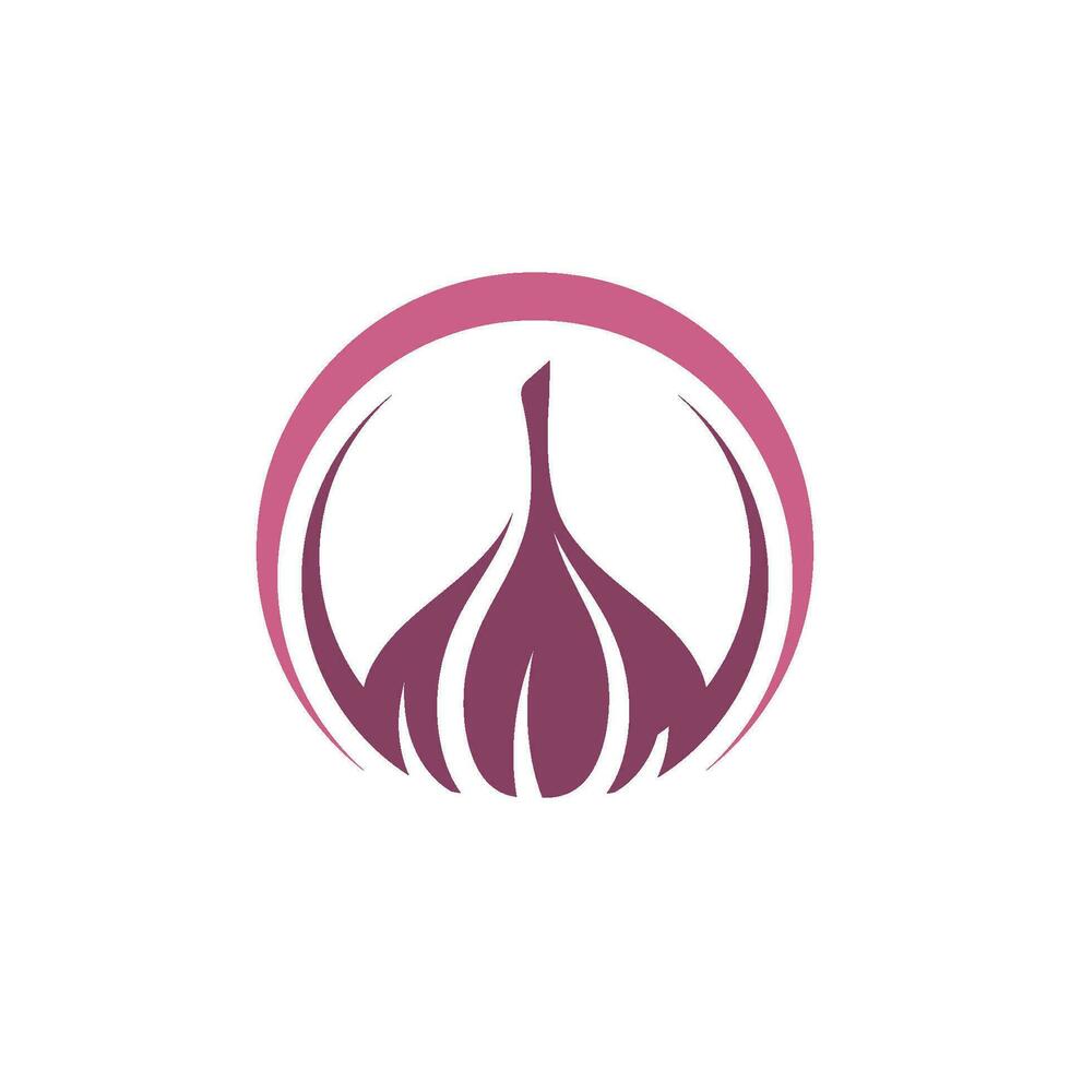 Garlic vector icon illustration design