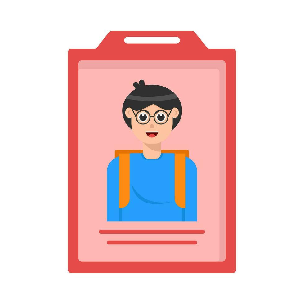 id card illustration vector