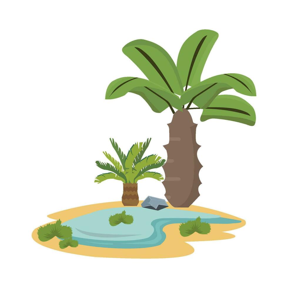 palm tree illustration vector