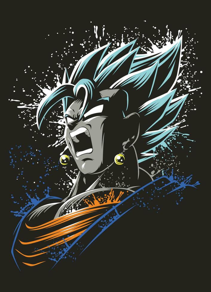 Print dragonball 041 vector