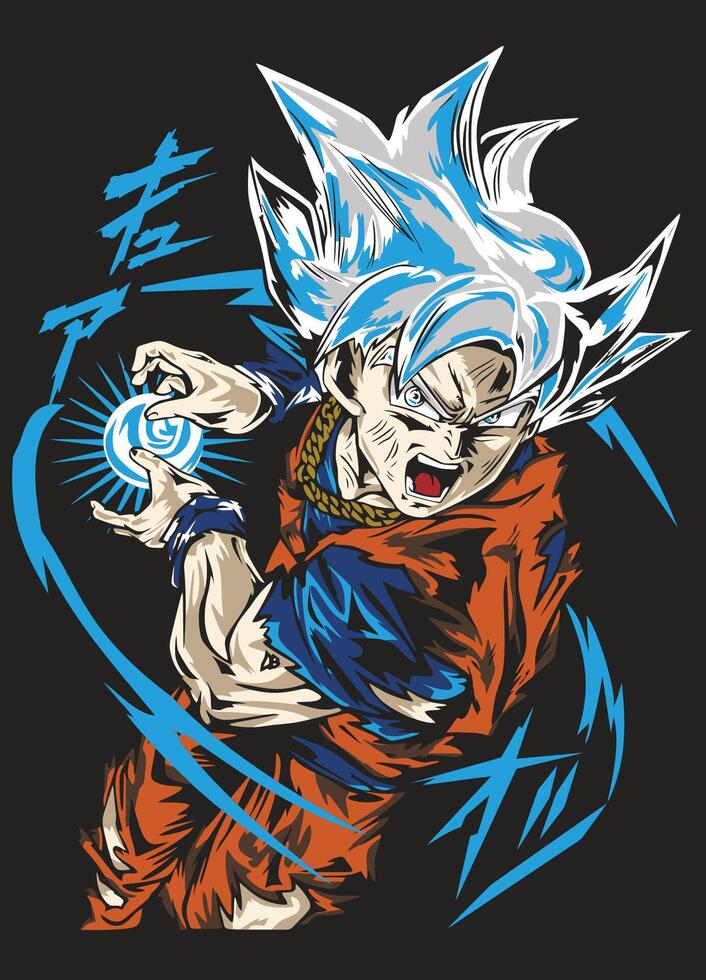 Print dragonball 040 vector