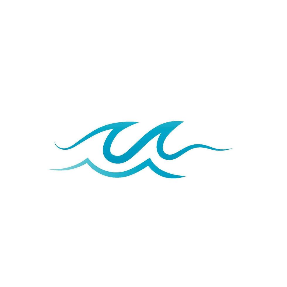 Water wave icon vector design