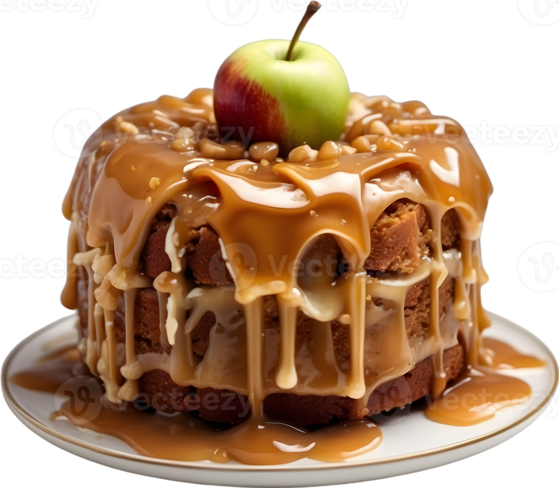 AI generated a kind of cake realistic in png isolated