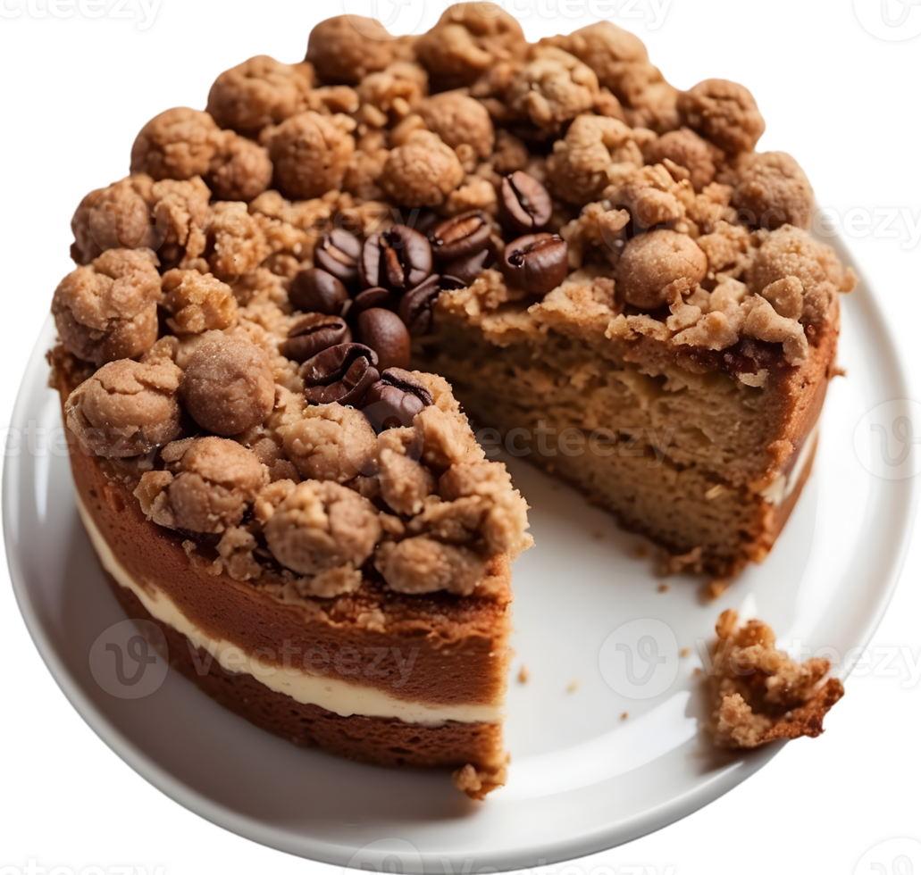 AI generated a kind of cake realistic in png