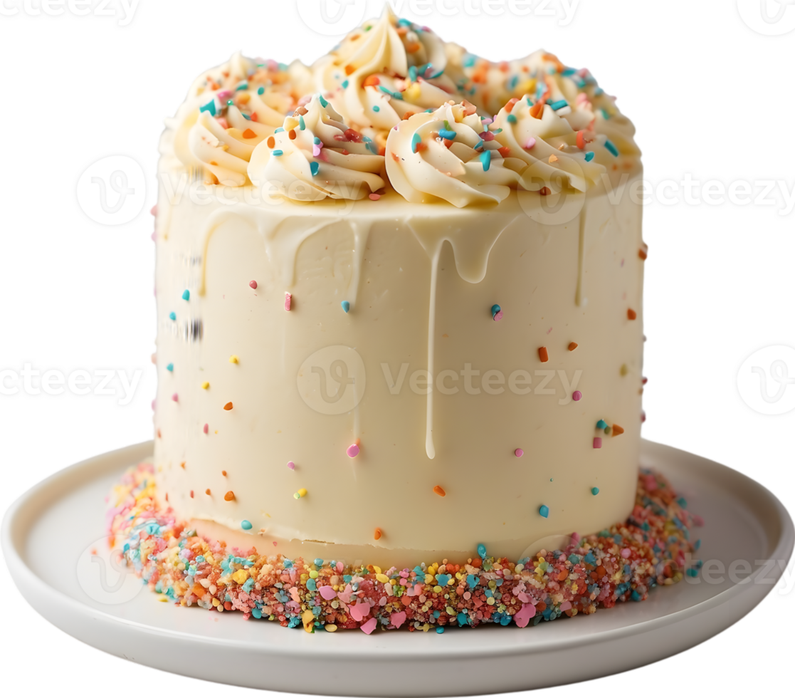 AI generated a kind of cake realistic in png isolated