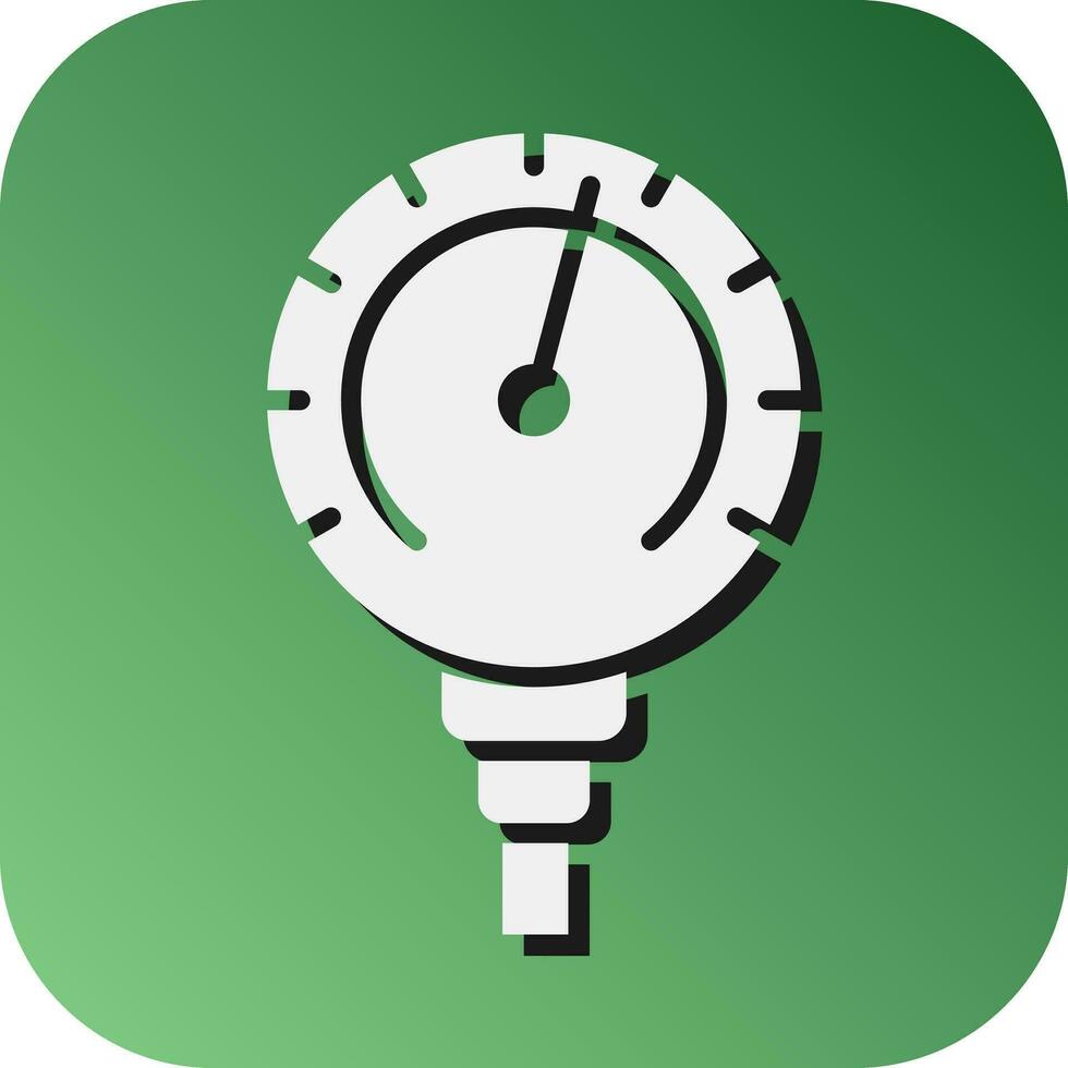 Gauge Vector Glyph Gradient Background Icon For Personal And Commercial Use.