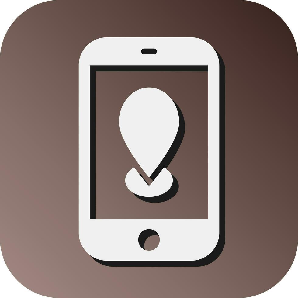 mapa ubicación vector glifo degradado antecedentes icono para personal y comercial usar.