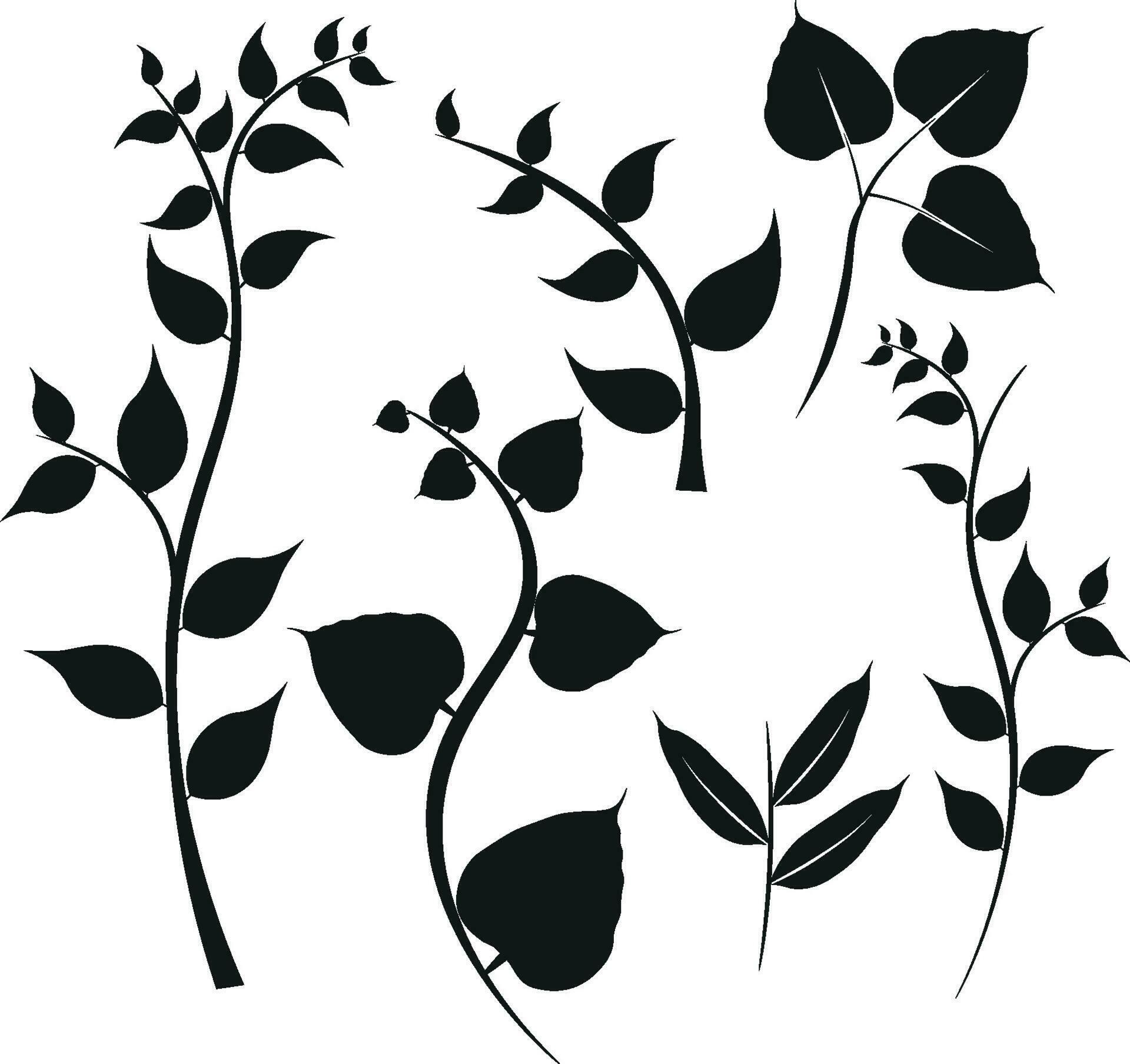 Black Leaves vector 35749224 Vector Art at Vecteezy
