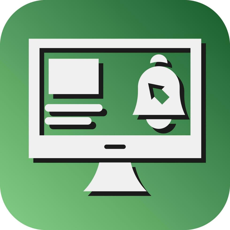Subscription Vector Glyph Gradient Background Icon For Personal And Commercial Use.