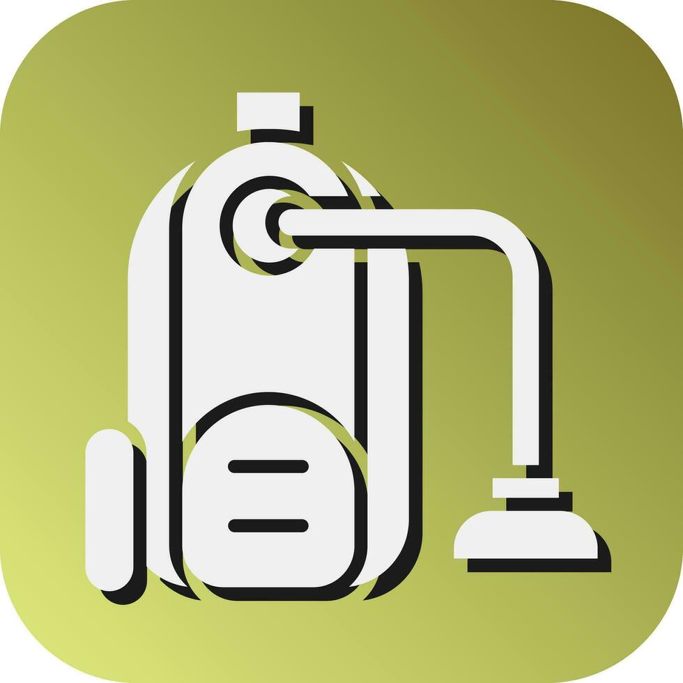 Vacuum Cleaner Vector Glyph Gradient Background Icon For Personal And Commercial Use.