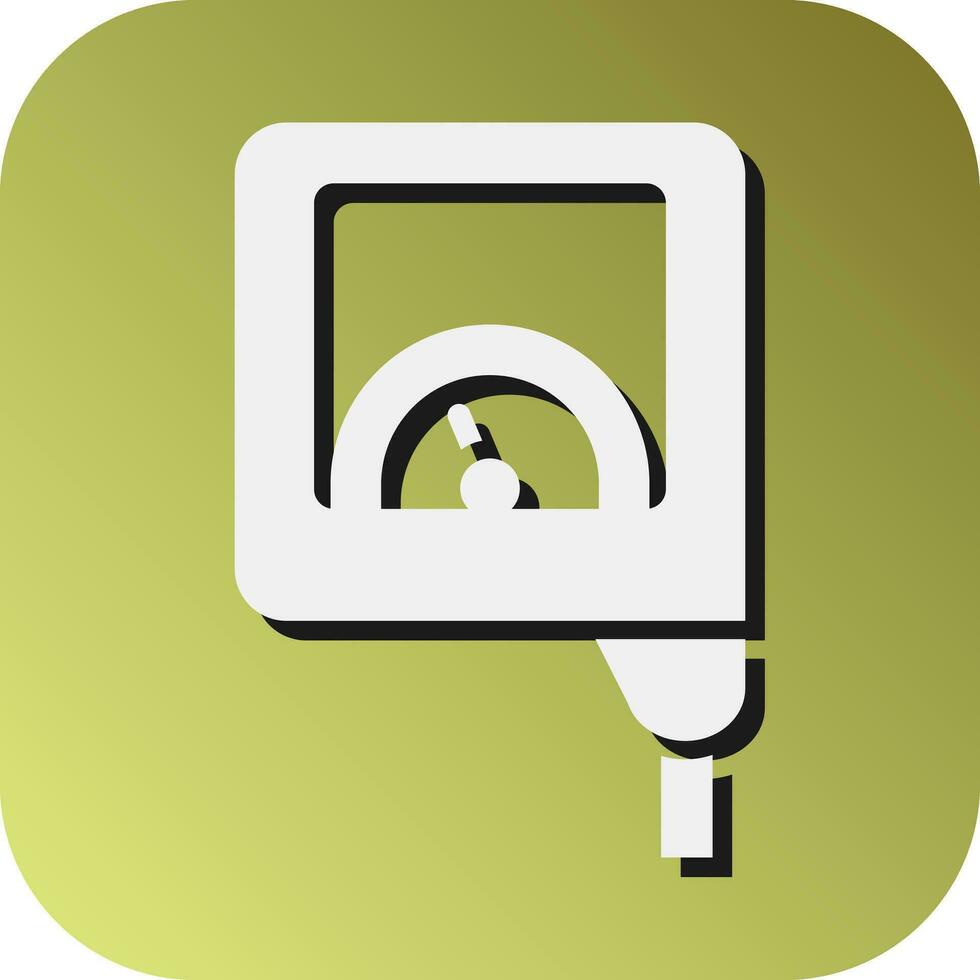 Nitrate Tester Vector Glyph Gradient Background Icon For Personal And Commercial Use.