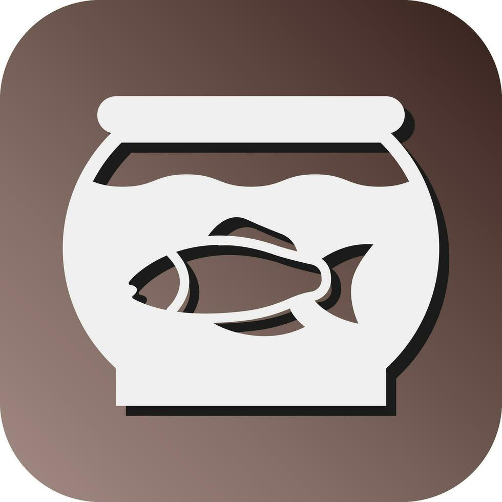 acuario vector glifo degradado antecedentes icono para personal y comercial usar.