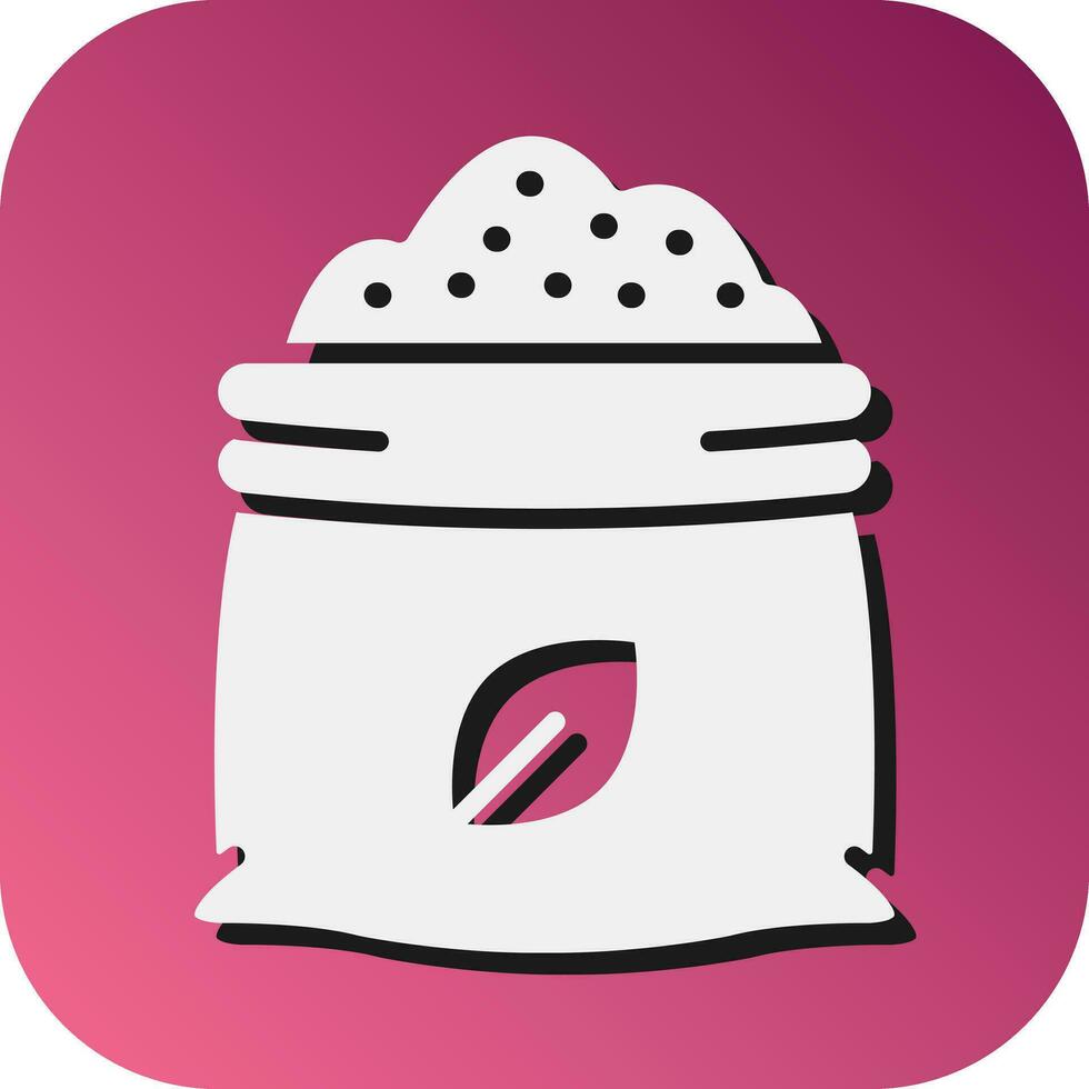 Fertilizer Vector Glyph Gradient Background Icon For Personal And Commercial Use.