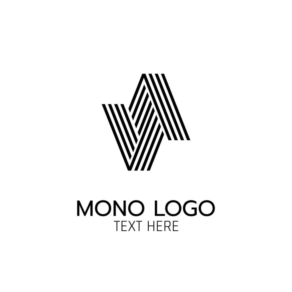 letra doble v moderno monograma logo icono resumen sencillo concepto diseño vector ilustración