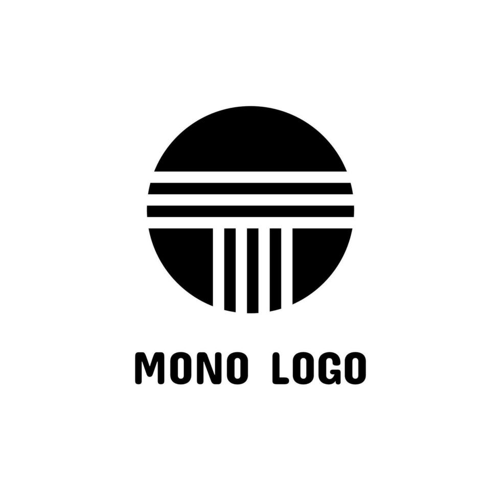 Letter T modern monogram Logo icon abstract simple concept design vector illustration