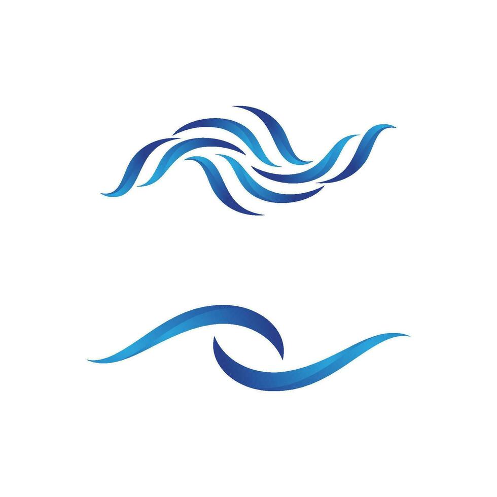 Water wave icon vector design