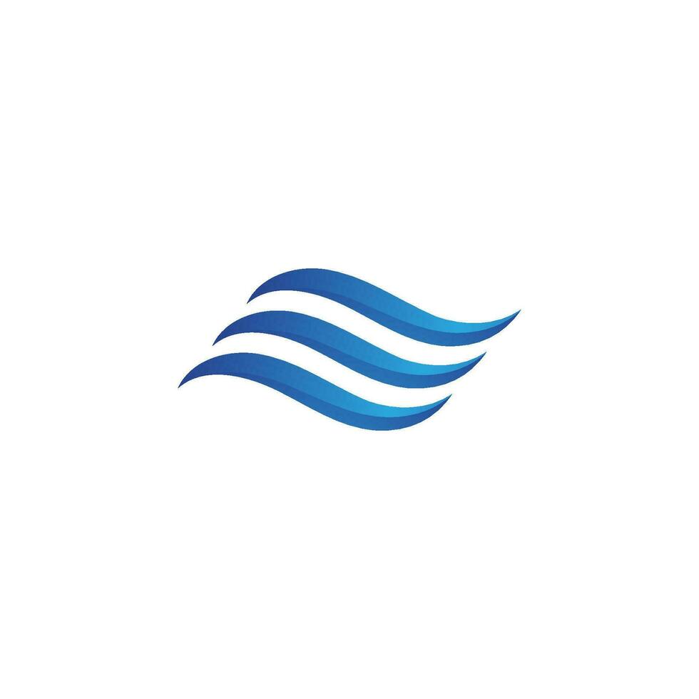 Water wave icon vector design