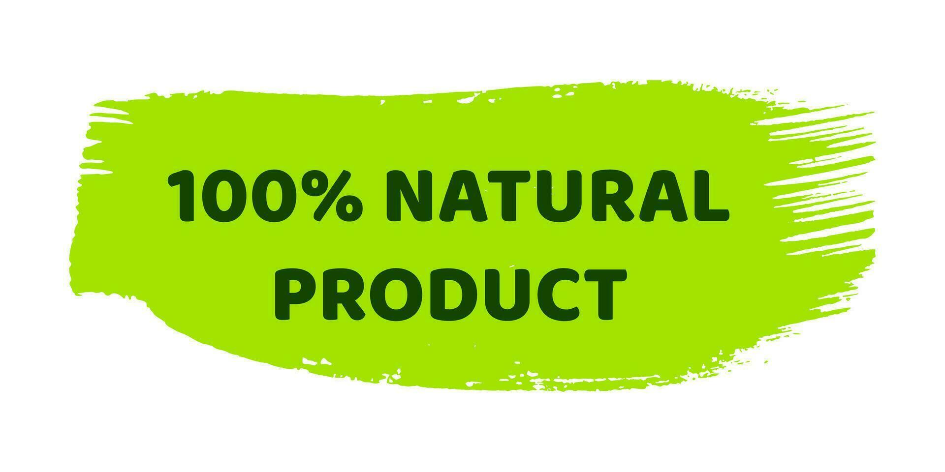 Green natural bio labels vector