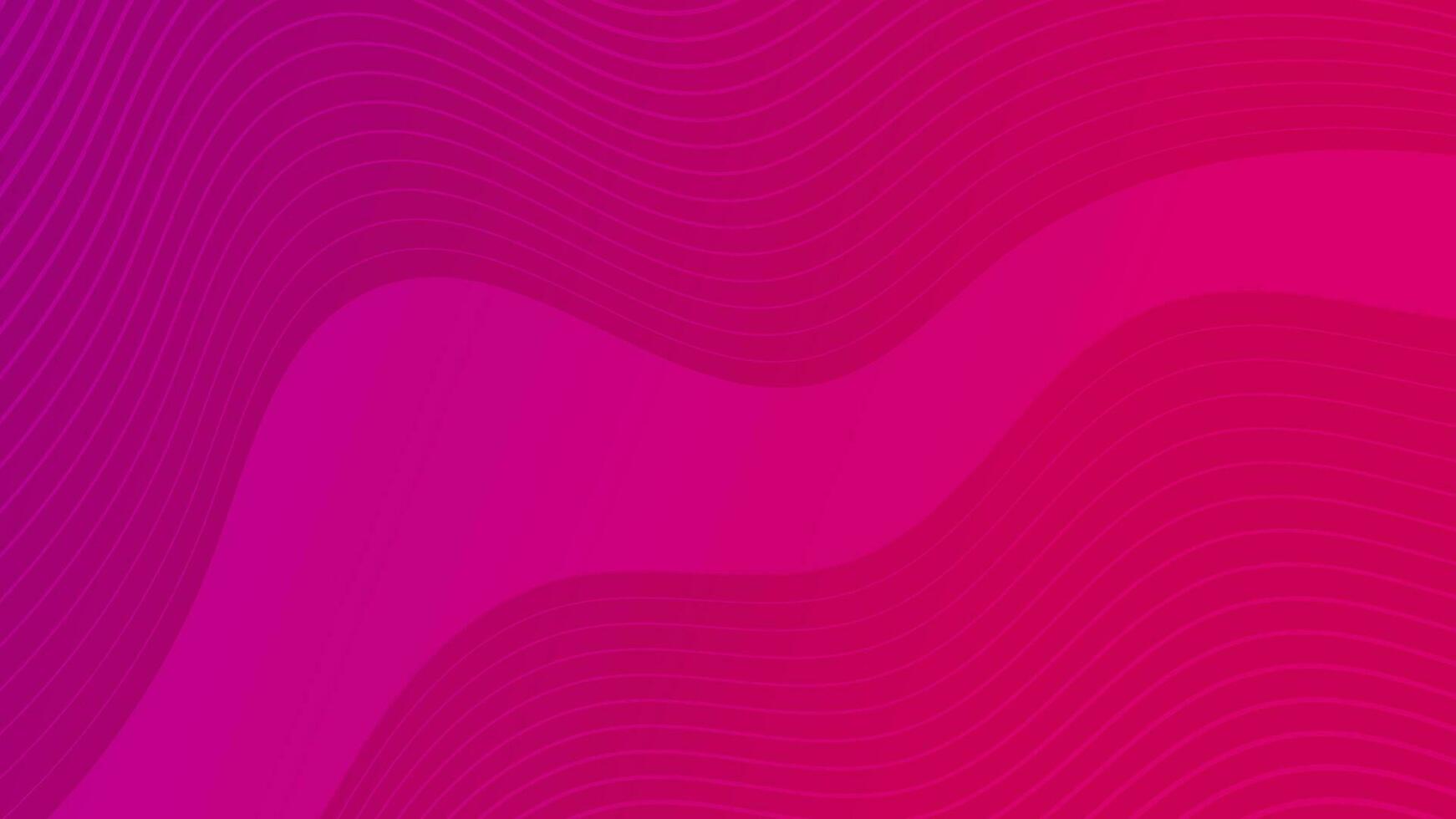 Modern colorful gradient background with wave lines vector