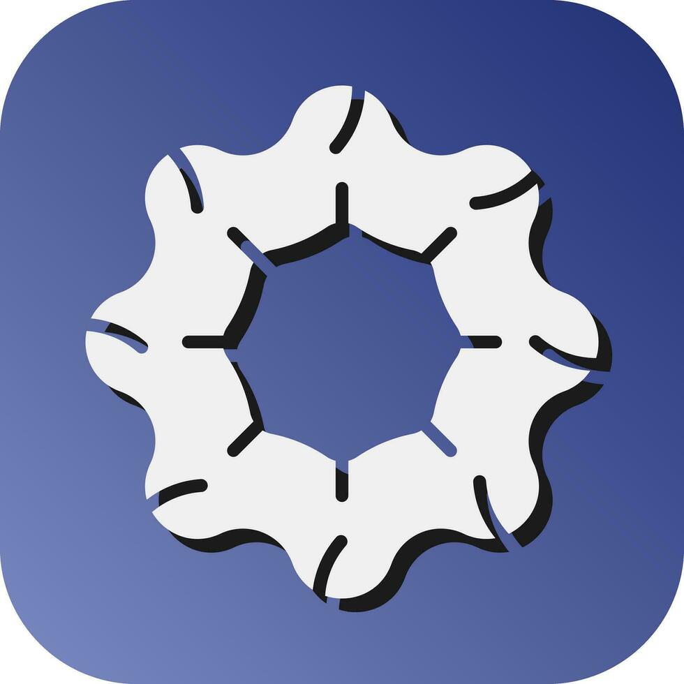 Scrunchie Vector Glyph Gradient Background Icon For Personal And Commercial Use.