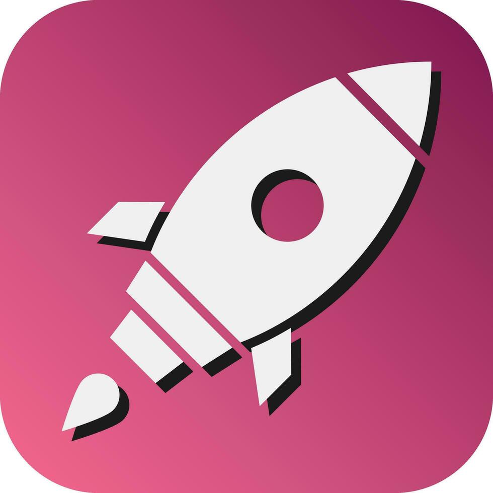 Startup Vector Glyph Gradient Background Icon For Personal And Commercial Use.