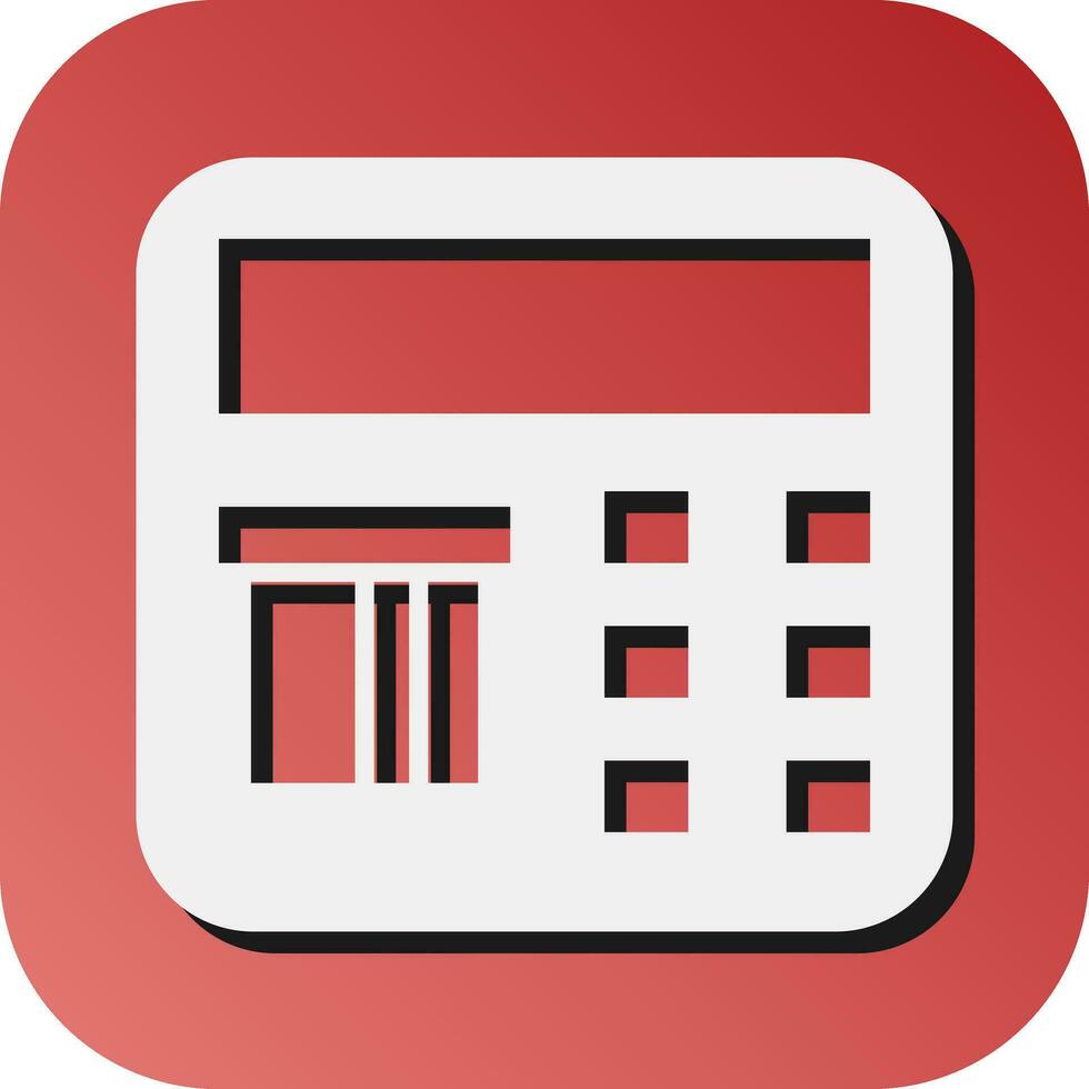 Atm Vector Glyph Gradient Background Icon For Personal And Commercial Use.
