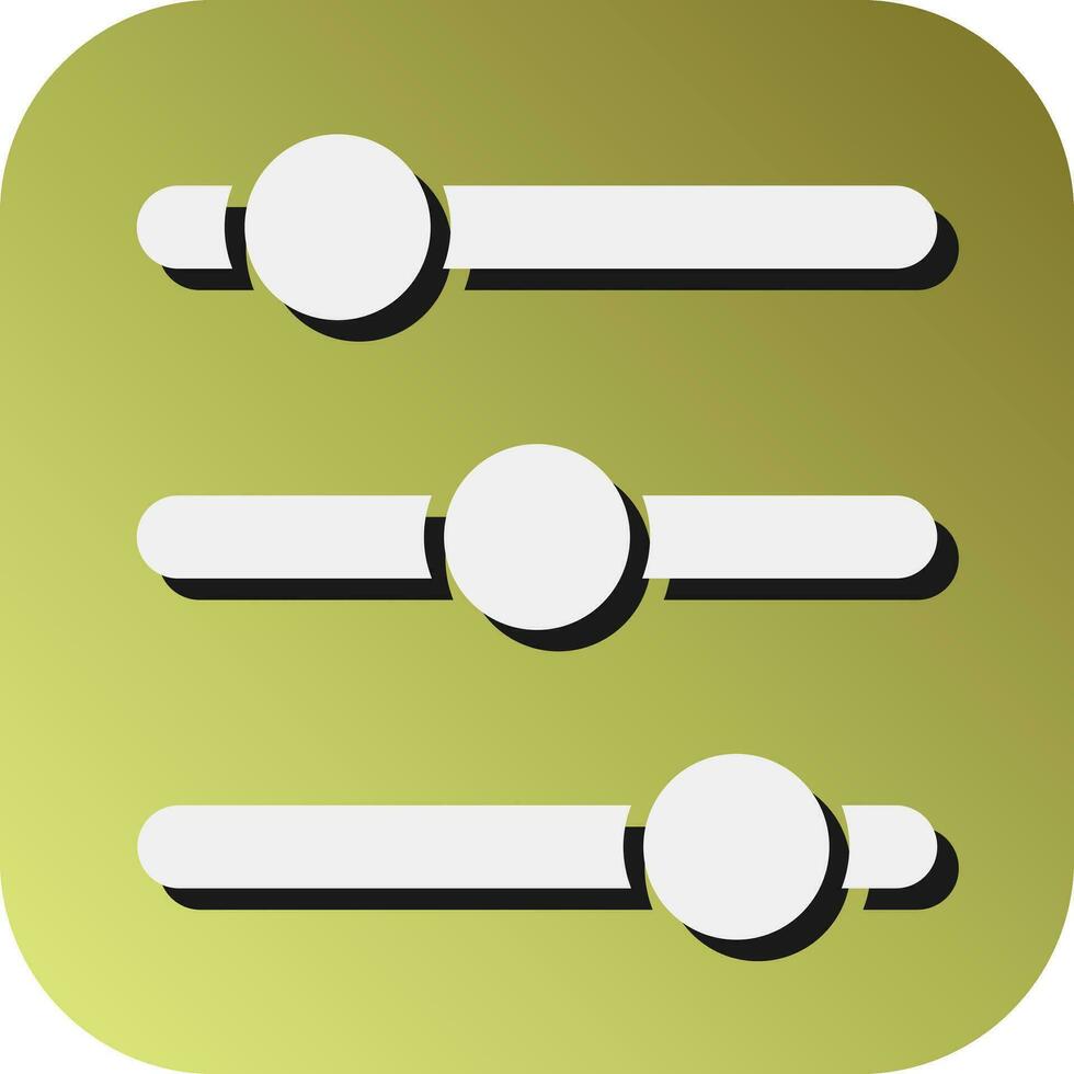 Options Vector Glyph Gradient Background Icon For Personal And Commercial Use.