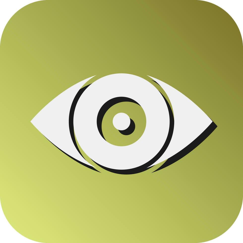 Eye Vector Glyph Gradient Background Icon For Personal And Commercial Use.