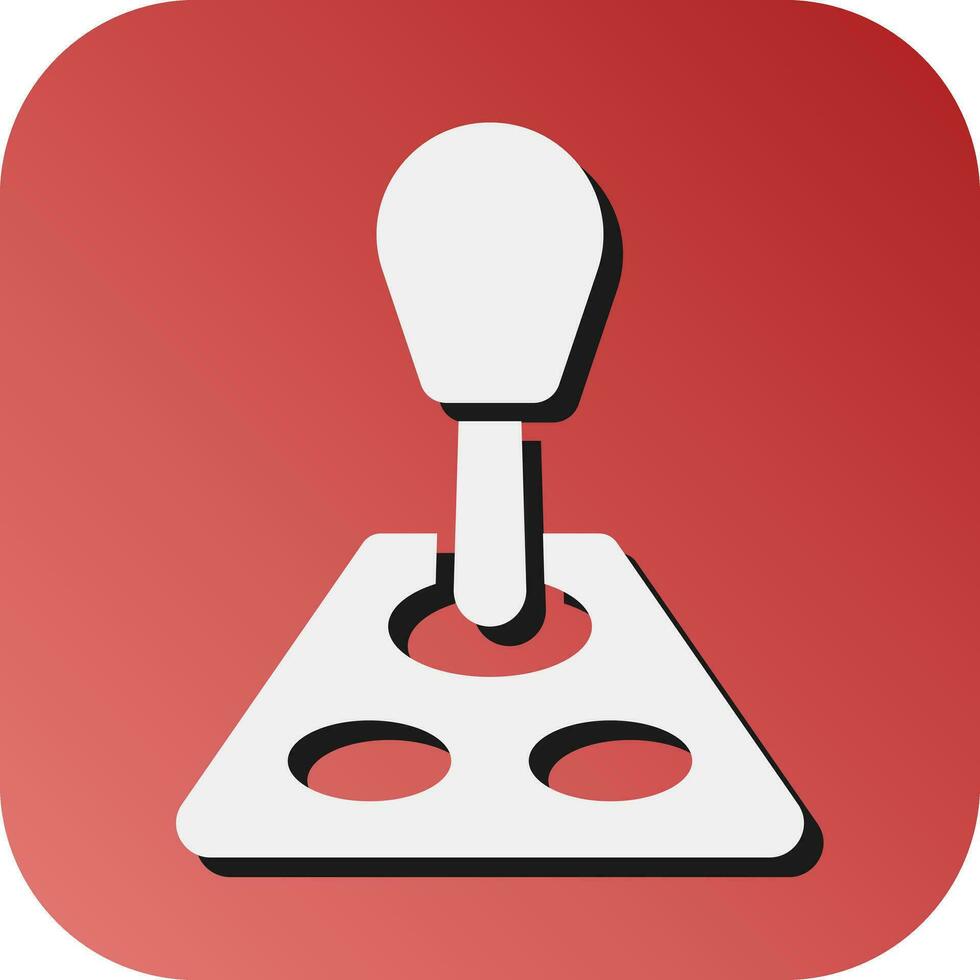 Joystick Vector Glyph Gradient Background Icon For Personal And Commercial Use.