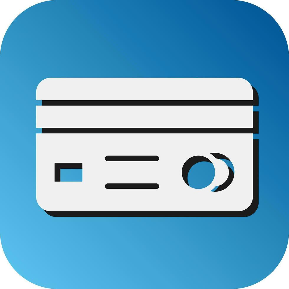 Card Vector Glyph Gradient Background Icon For Personal And Commercial Use.
