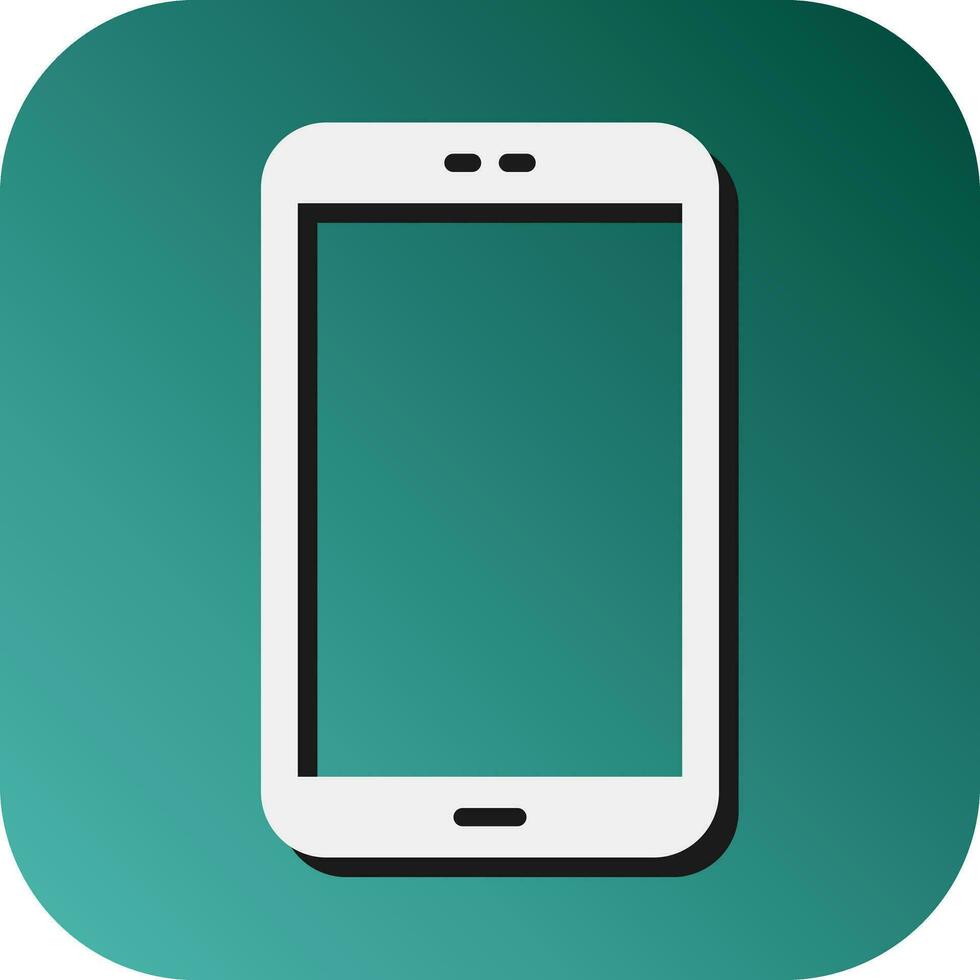 Smartphone Vector Glyph Gradient Background Icon For Personal And Commercial Use.