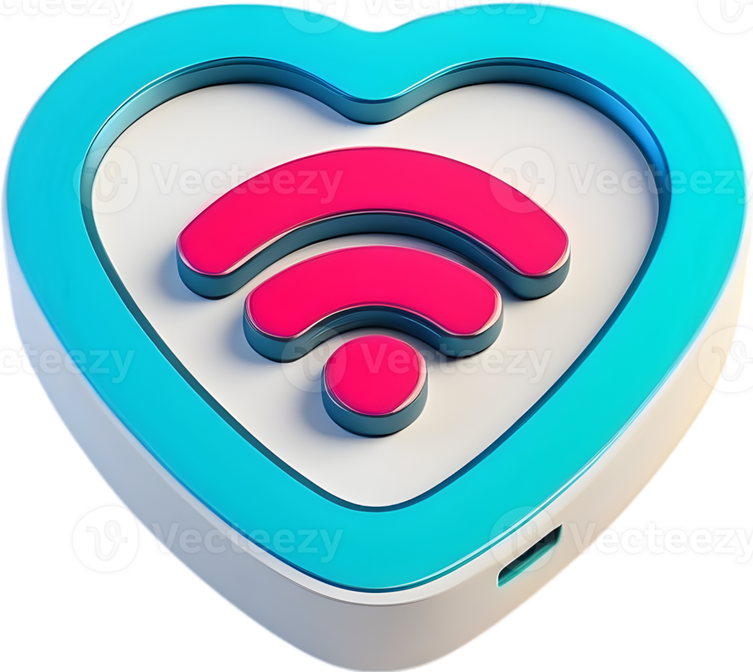 AI generated a wifi symbol png