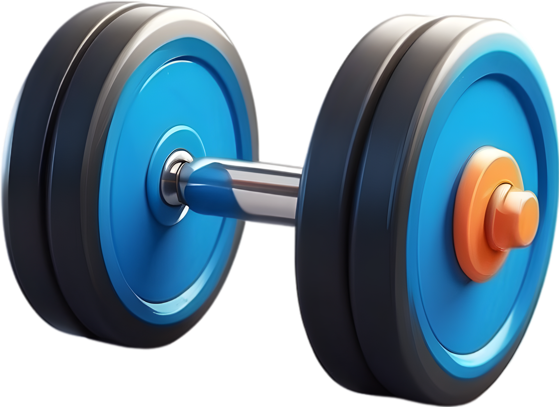 AI generated dumbbells png 35752137 PNG
