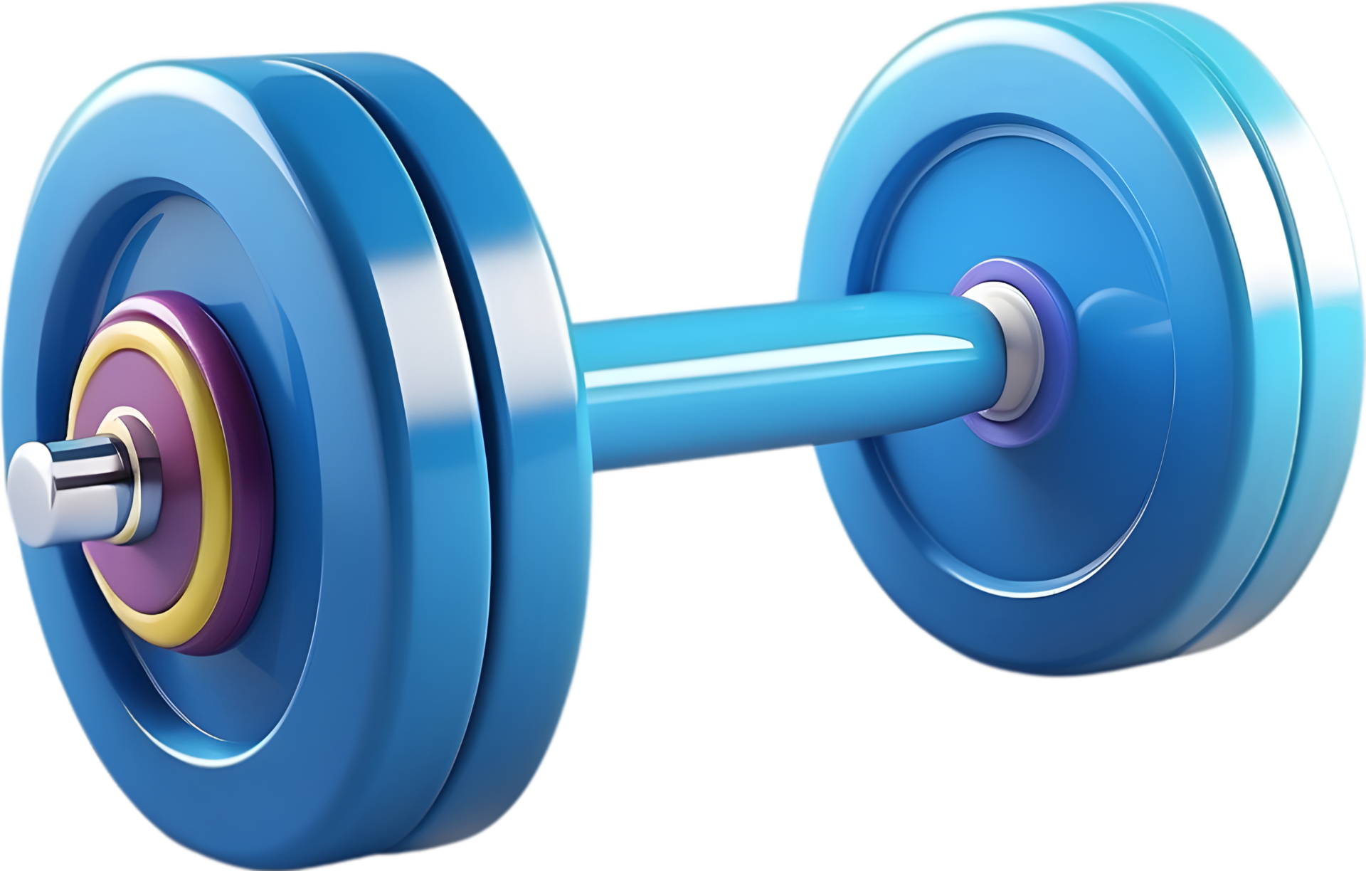AI generated dumbbells png 35752140 PNG
