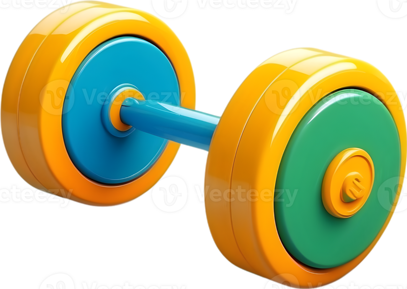 AI generated dumbbells  png
