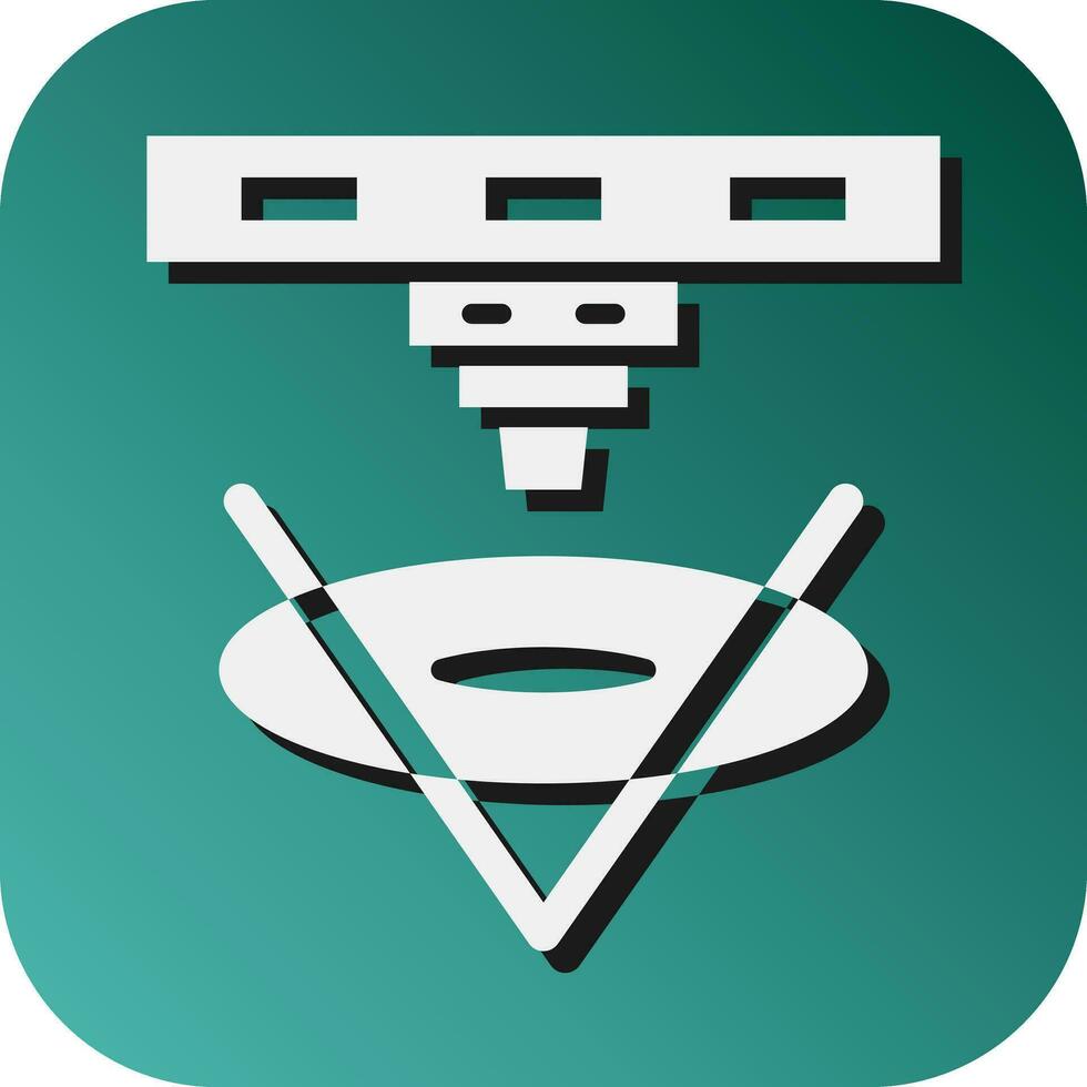 Microsurgery Vector Glyph Gradient Background Icon For Personal And Commercial Use.