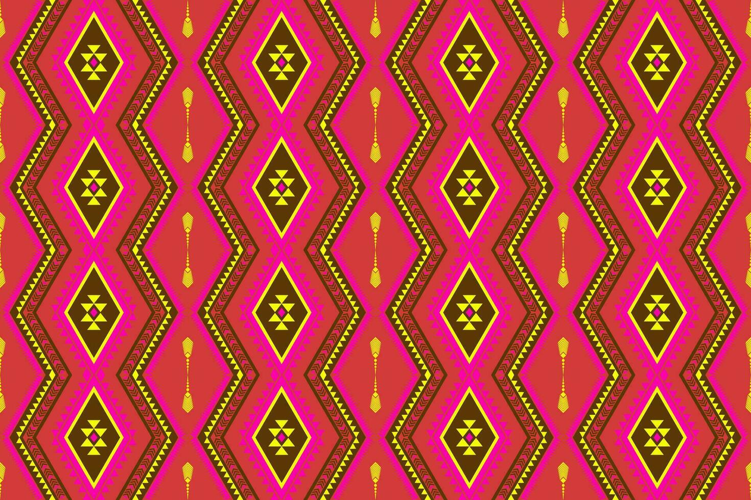 Geometric seamless ethnic pattern. Geometric ethnic pattern can be used in fabric design for clothes, decorative paper, wrapping, textile, embroidery, illustration, vector, carpet vector