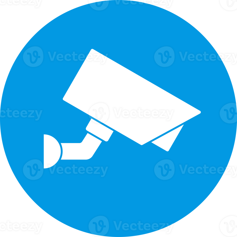 Security camera icon for graphic design, logo, web site, social media, mobile app, ui png