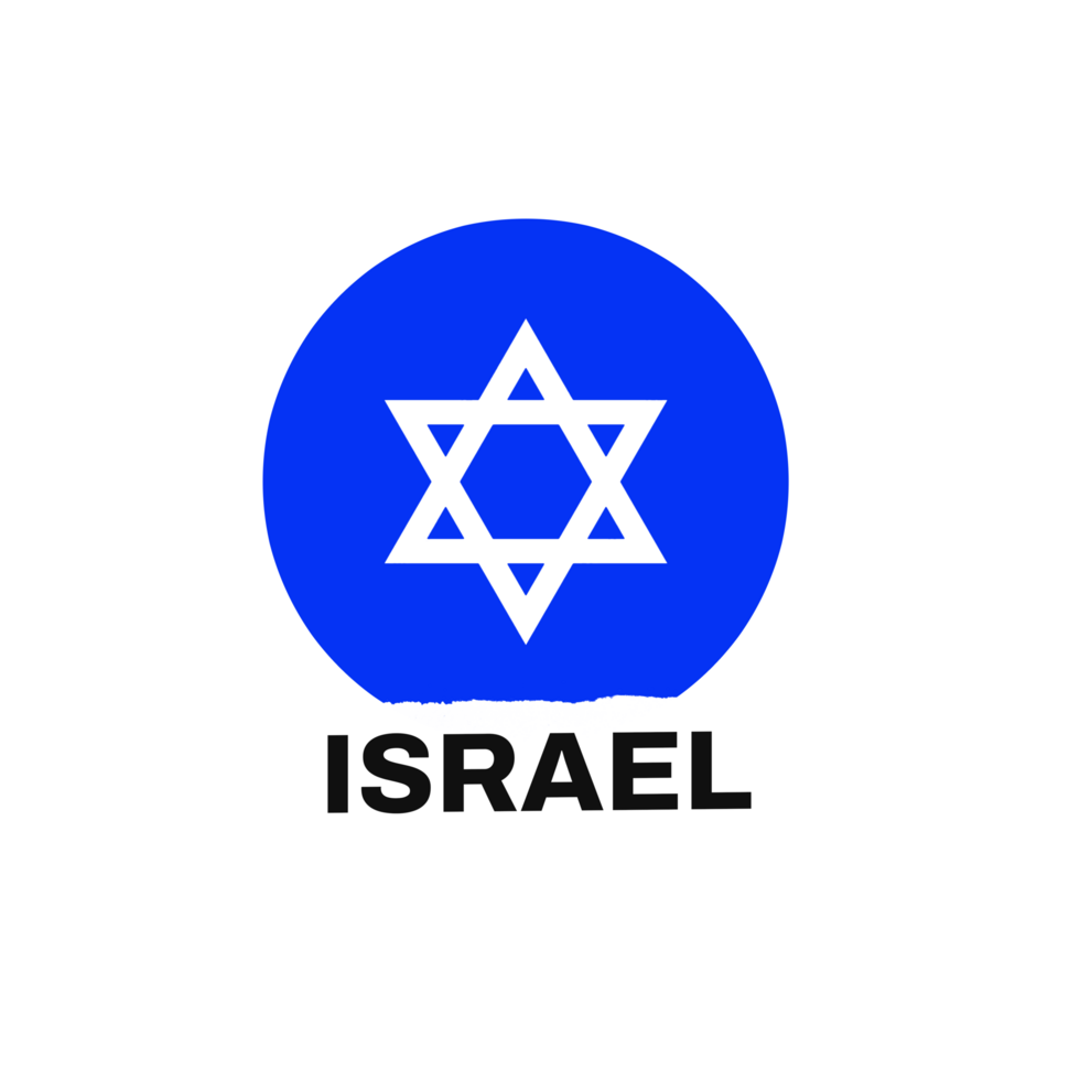 Israel flag with text png