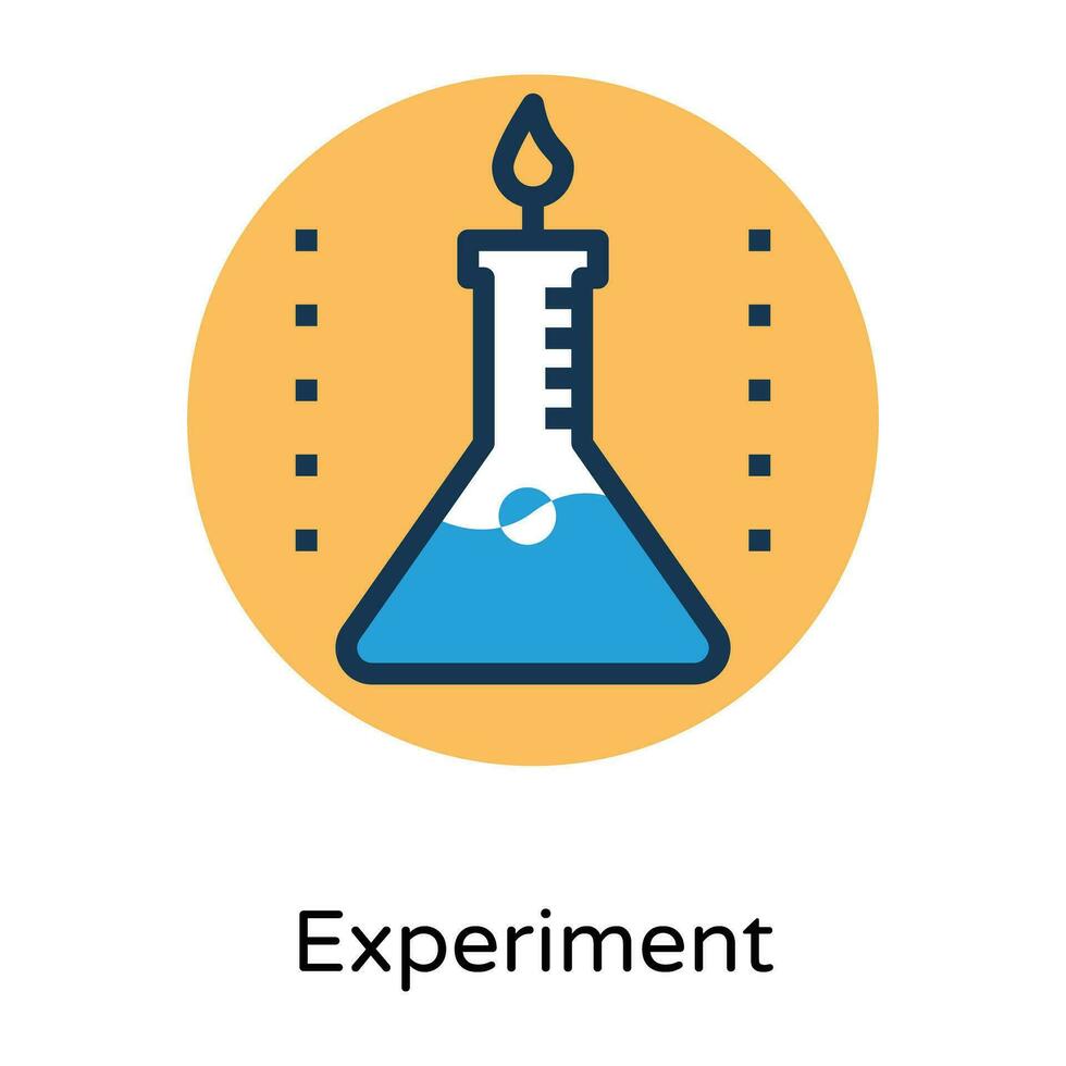 Trendy Erlenmeyer Lamp vector