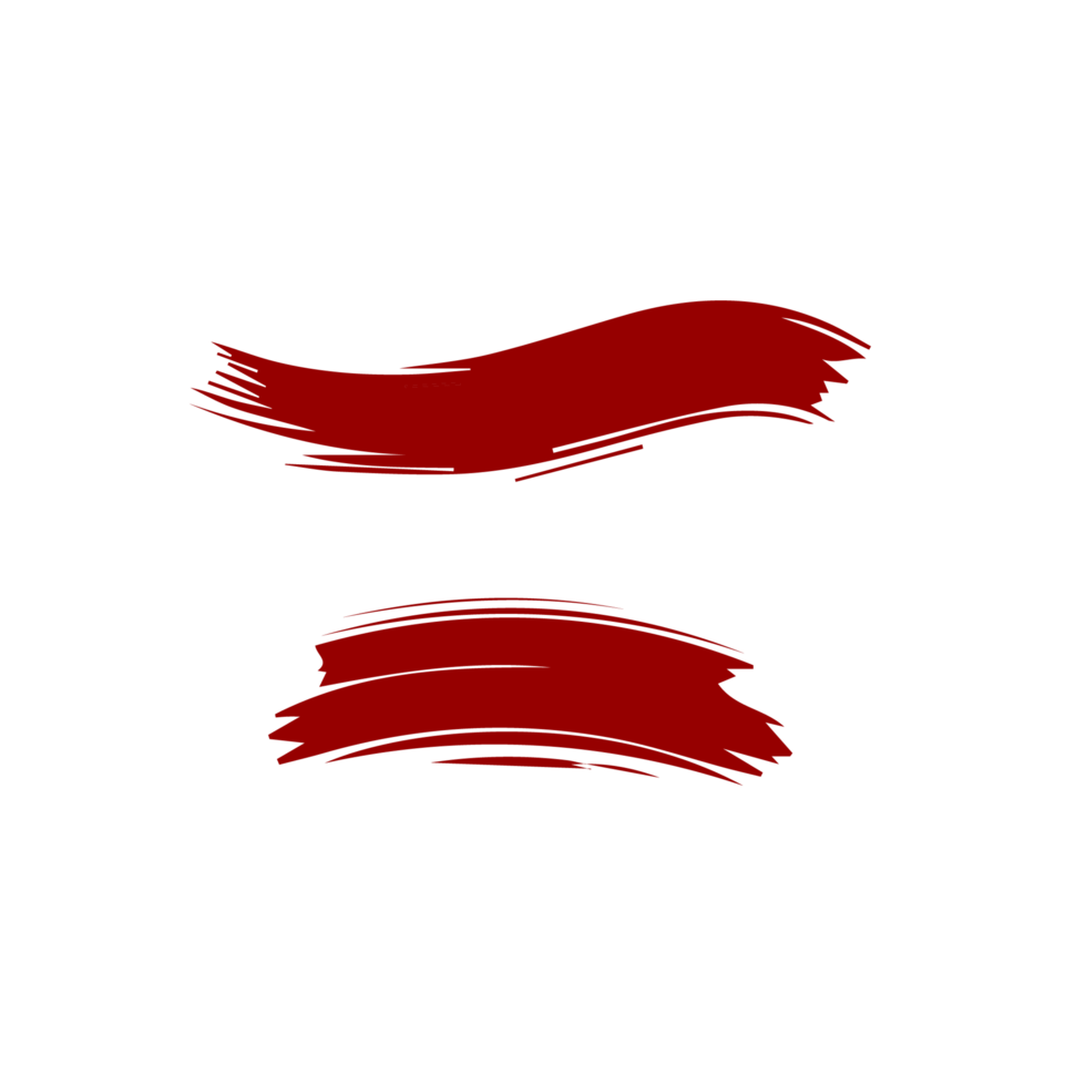 rot Farbe Bürste Schlaganfälle, Tinte spritzt und künstlerisch Design Elemente. kostenlos png