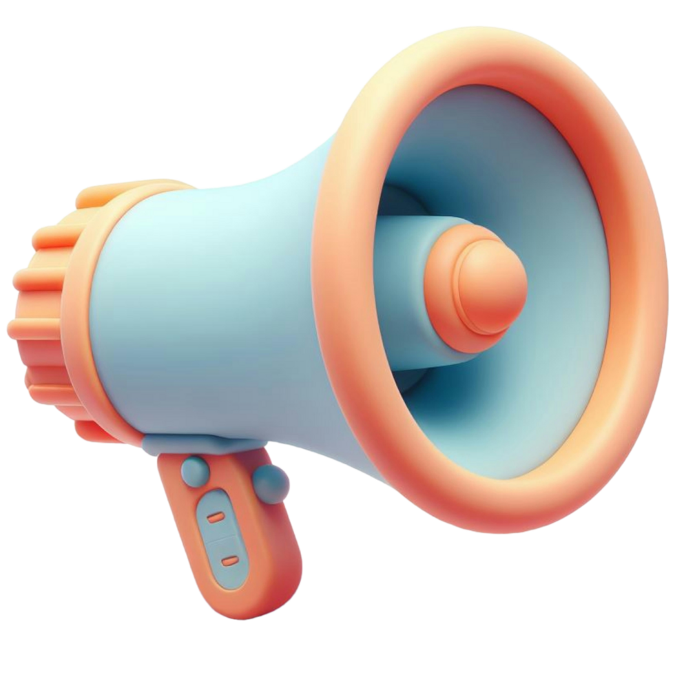 megaphone for notifications png