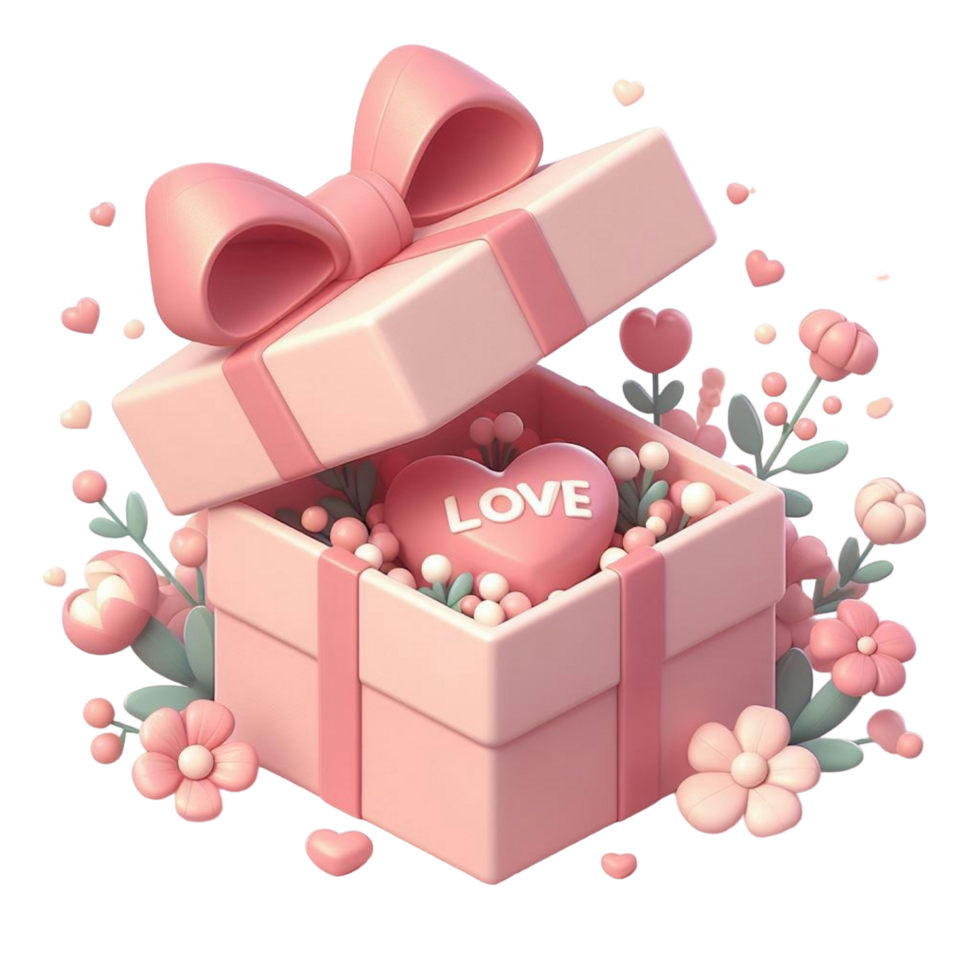 beautiful Valentine's Day gift png