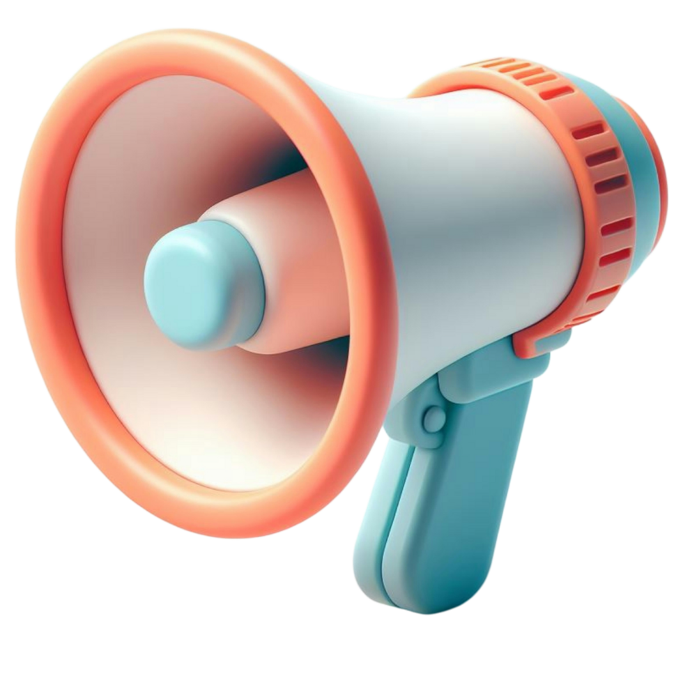 megaphone for notifications png