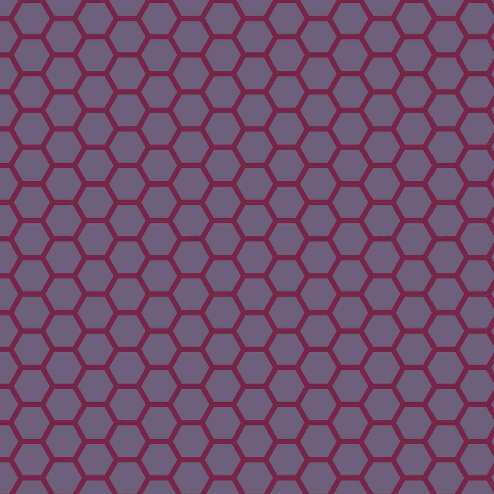 simple abstract seamlees mangosteen color polygon hexagon pattern on fig color background vector