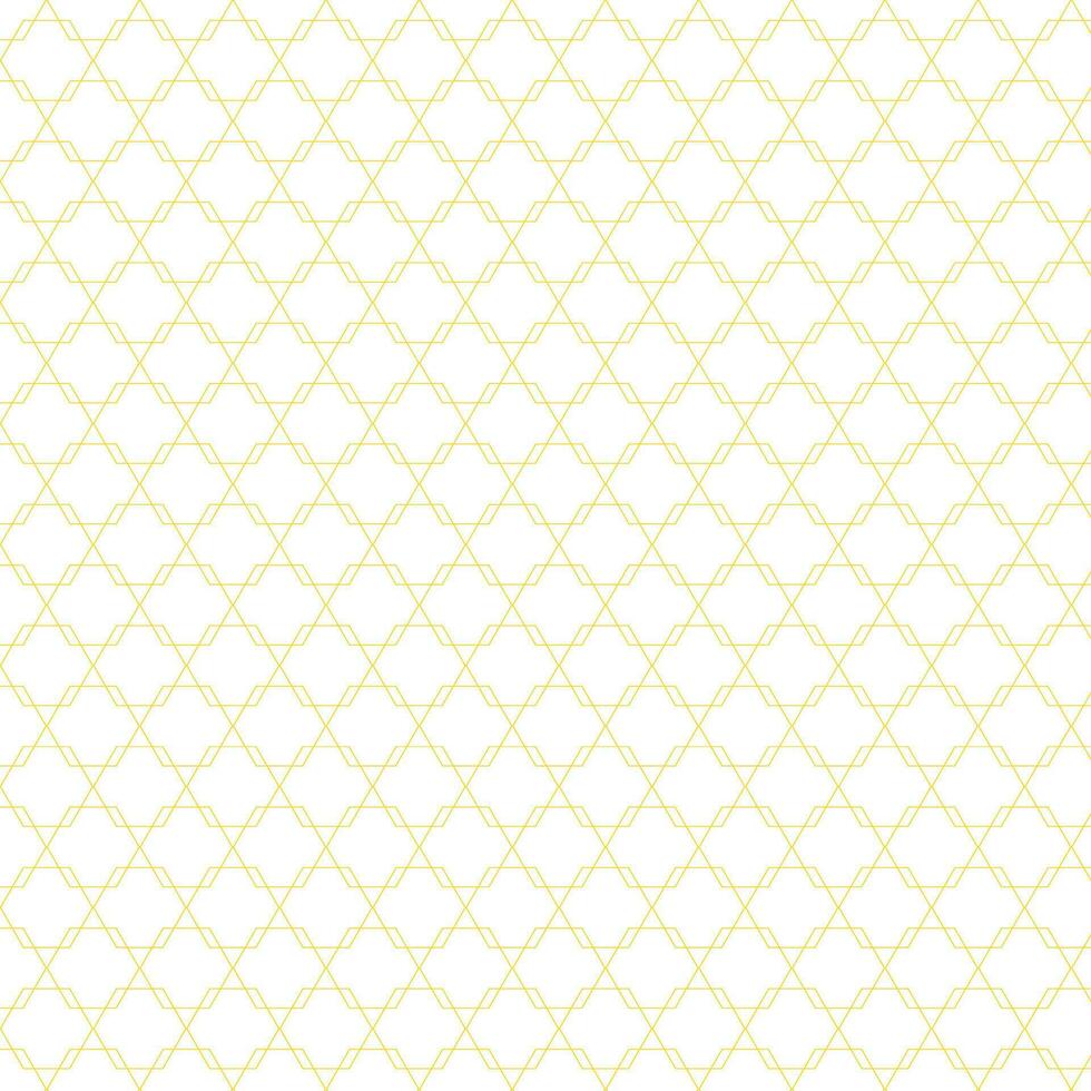 simple abstract seamlees yellow color polygon hexagon pattern vector