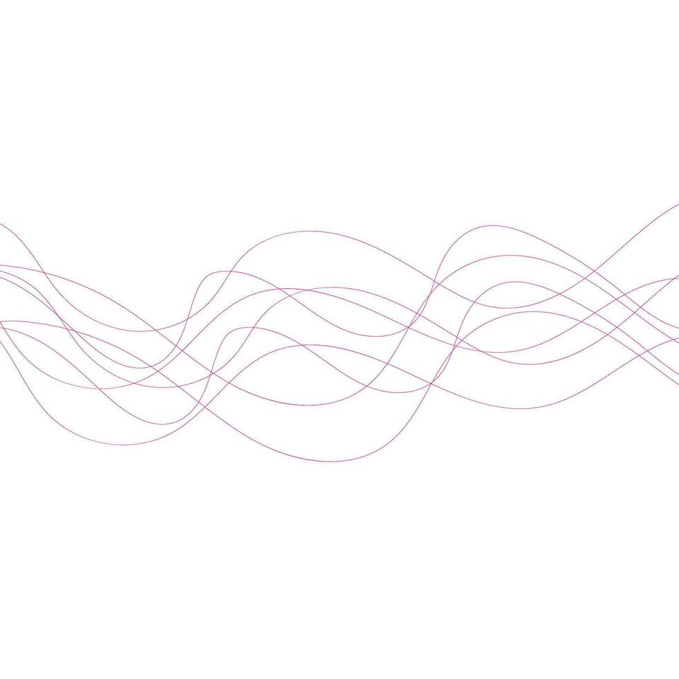 simple abstract pink color chaotic line pattern art vector